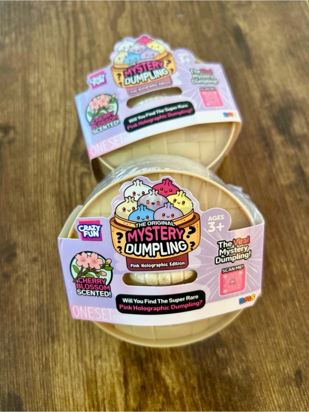Mystery Dumpling Kids Toy - Pink Holographic